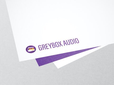 Darstellung des Logos: Wort-Bildmarke für Greybox Audio